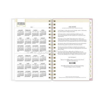 2024 Customizable Wirebound Weekly Diary Planner